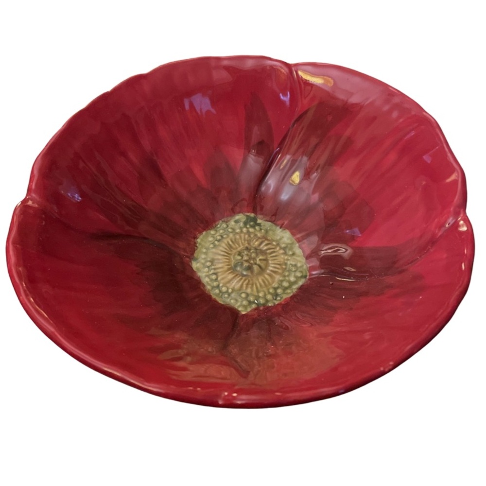 Poppy Bowl - Hand Painted